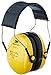3M Peltor Optime I Ohrenschützer H510A, leichter Gehörschutz mit weichen Kissen, Gehörschutz gegen Geräuschpegel im Bereich von 87-98 dB (SNR 27dB), gelb, 1er Pack (Verpackung kann variieren)